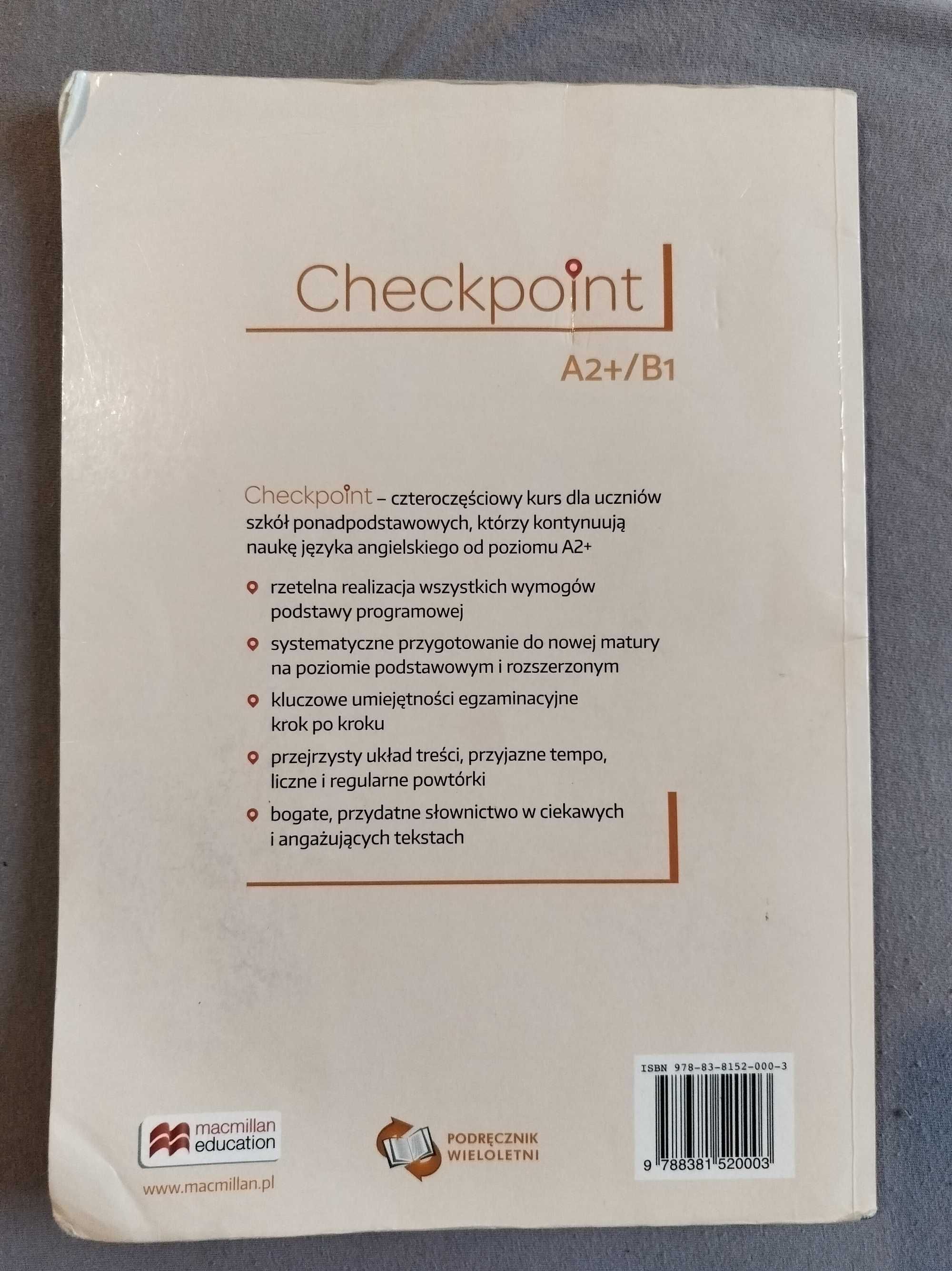 Książka Student's Book Checkpoint