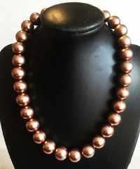 Naszyjnik z czeskich  perel Vintage