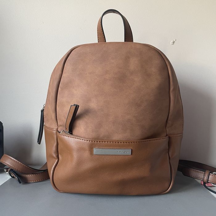 mochila castanha pequena tiffosi
