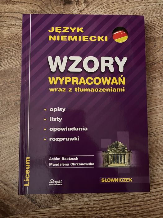 Język niemiecki „Wzory wypracowań wraz z tłumaczeniami”
