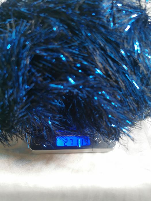 Włóczka czarno niebieska