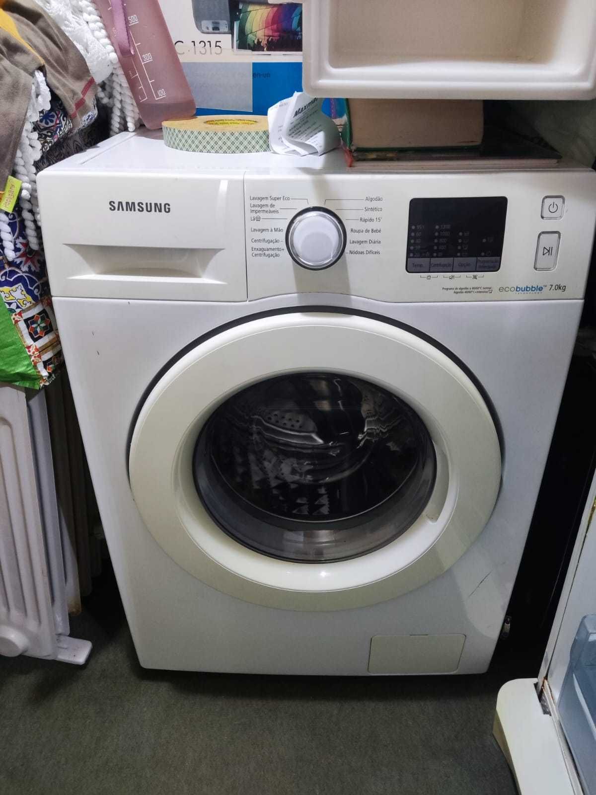 Máquina de lavar roupa Samsung Ecobubble 7kg 1400RPM