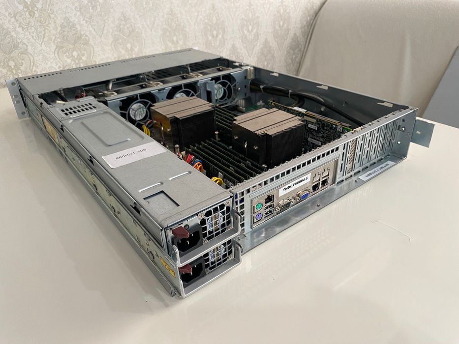 Сервер Supermicro 2U/2×Xeon X5690/96ГБ ECC/RAID/ SAS — 13 000грн