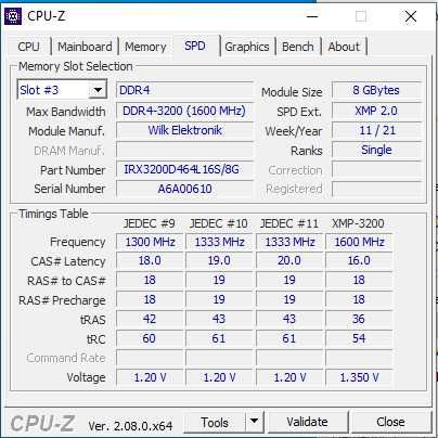 Pamięć RAM DDR4 Goodram IRDM X 1x8GB 8GB 3200MHz