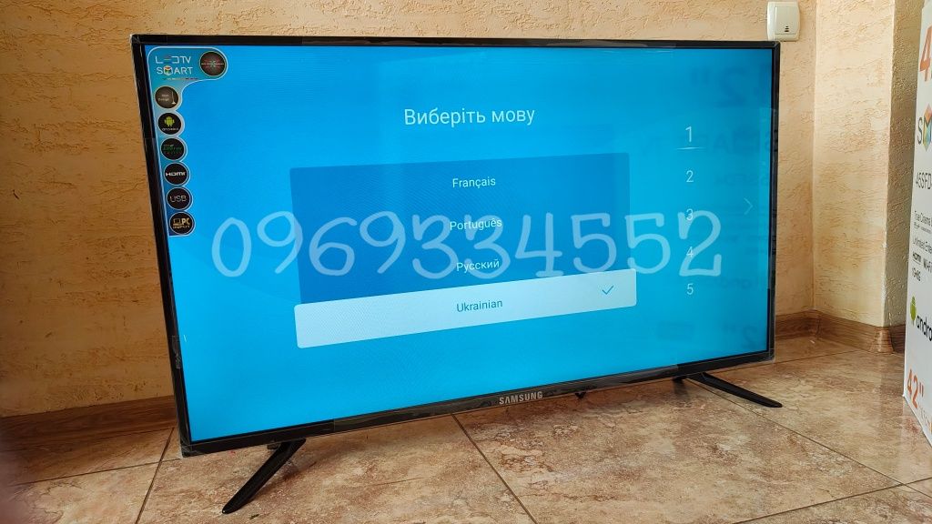 Розпродаж! Телевізори Samsung smart tv 42 дюйми,wifi, T2, HDMI, usb
