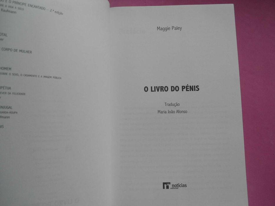 O Livro do Pénis por Maggie Paley