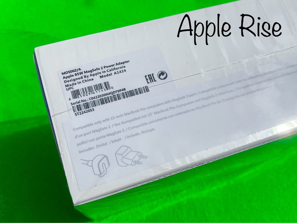 Оригинал Блок Питания Зарядка Macbook Макбук Air MagSafe 2 45W Ватт