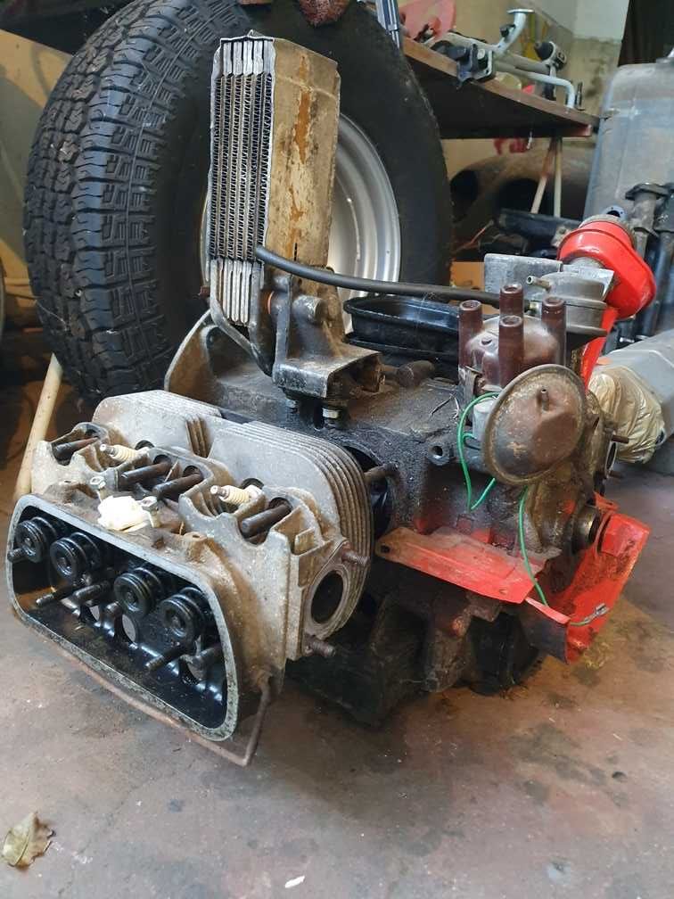 Motor por reparar VW Carocha 1500 ou Pão Forma 1600 admissão simples