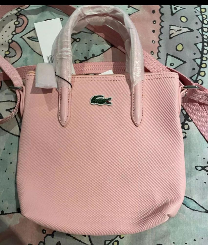 Bolsa lacosts rosa beb