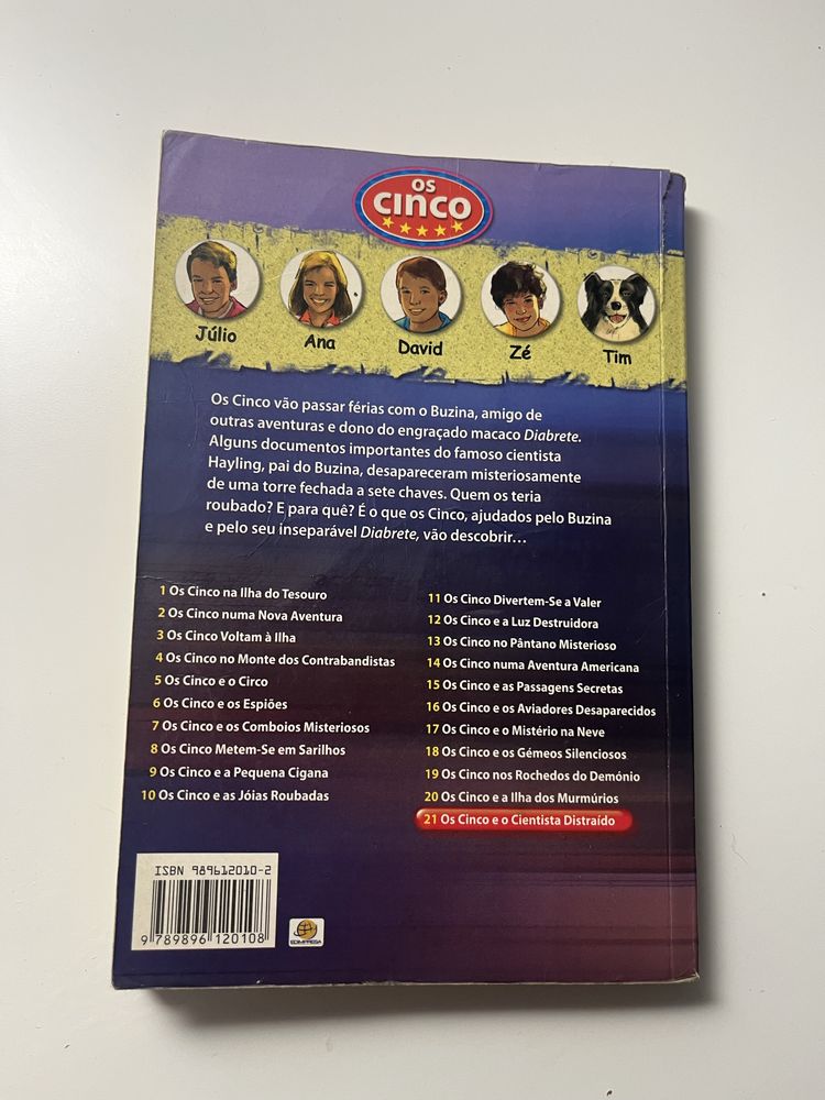 Os Cinco e o Cientista Distraído
