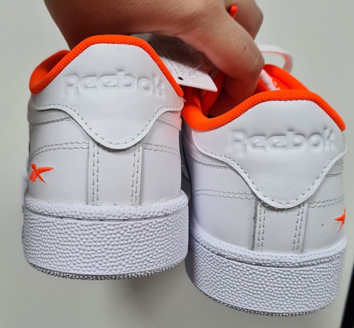NOWE Reebok Classic Club C 85 rozm 40,5 białe męskie damskie 26 cm 41