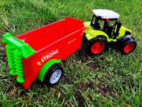 Traktor plastikowy + przyczepa zabawka nowa rolnicza dla dziecka