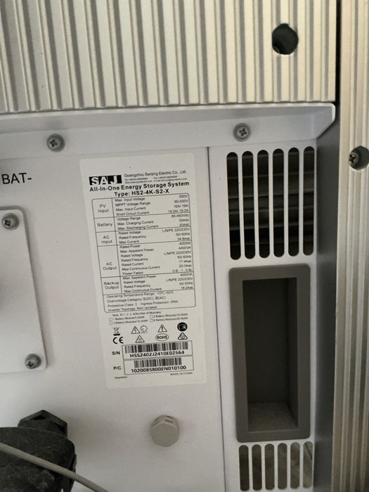 Sistema Solar Completo – SAJ All-in-One 10 kWh + 8 Painéis – 4.500 €