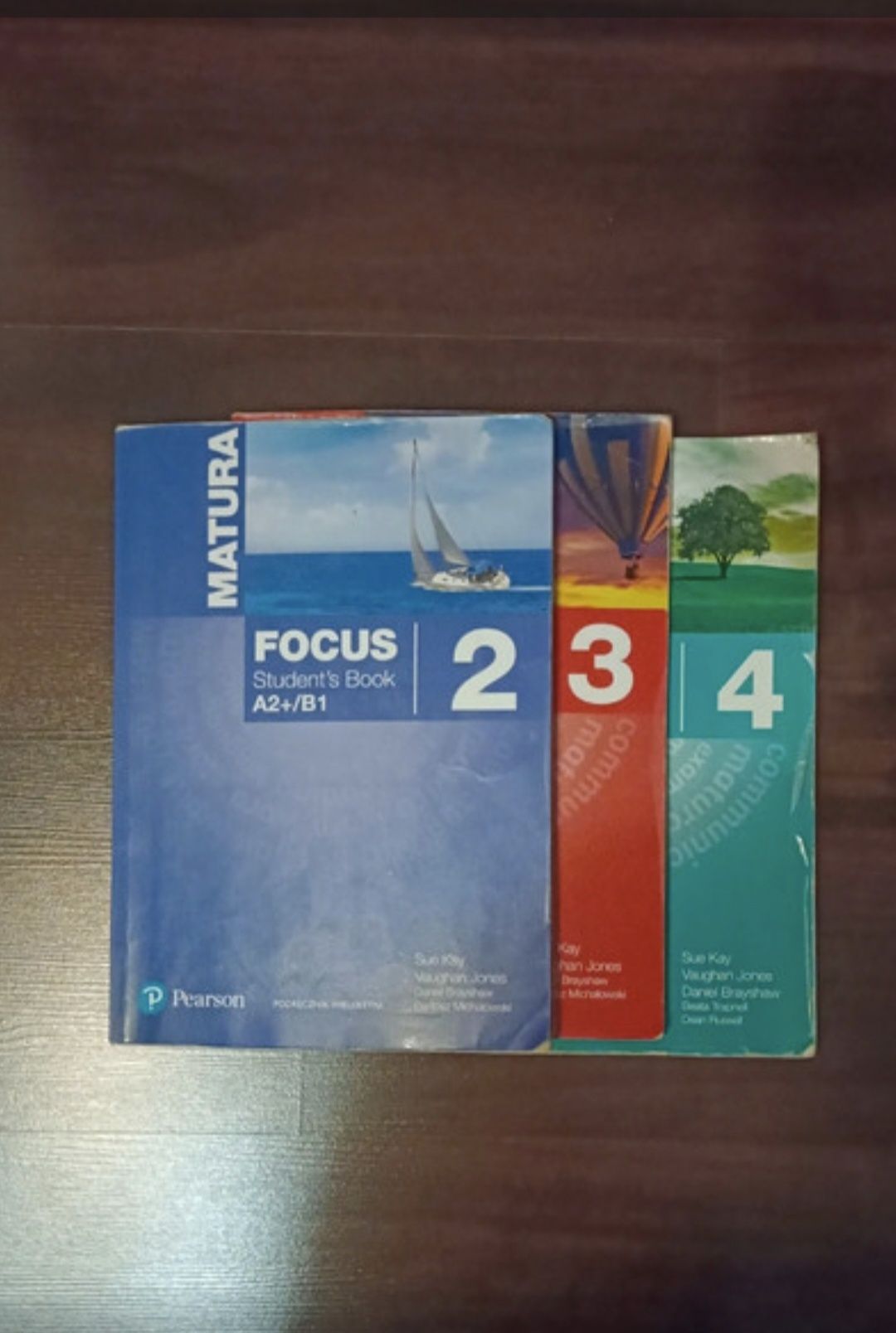 Matura Focus student's book a2+/b1, b1/b2 i  b2/b2+ częściowo ołówkiem