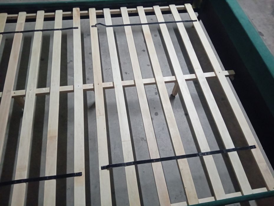 Cama casal camurça sem colchão