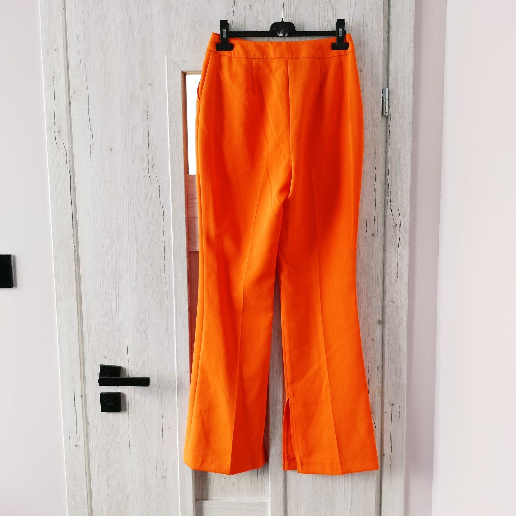 Spodnie dzwony pomarańczowe neonowe Primark 34/36 xs/s
