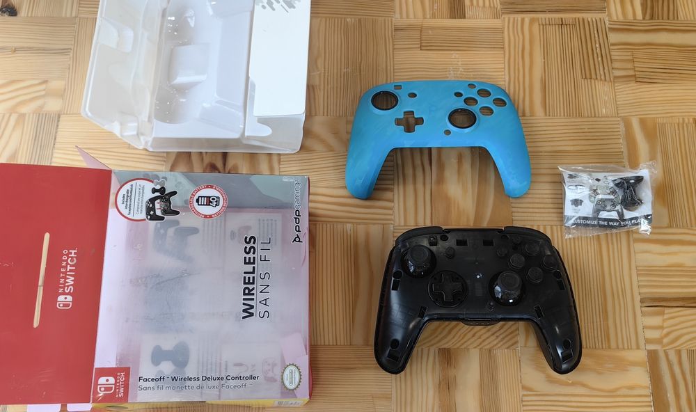 Pad Nintendo Switch PDP Gaming  face off niebieski