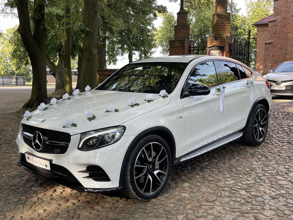 Auto do ślubu Mercedes GLC 43 AMG . Piotrków Trybunalski 50 km