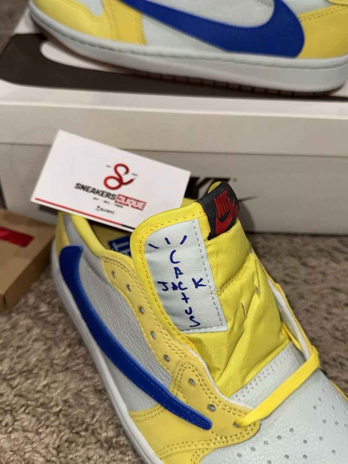 Travis Scott x Jordan Air Jordan 1 Low OG Canary Yellow R.40