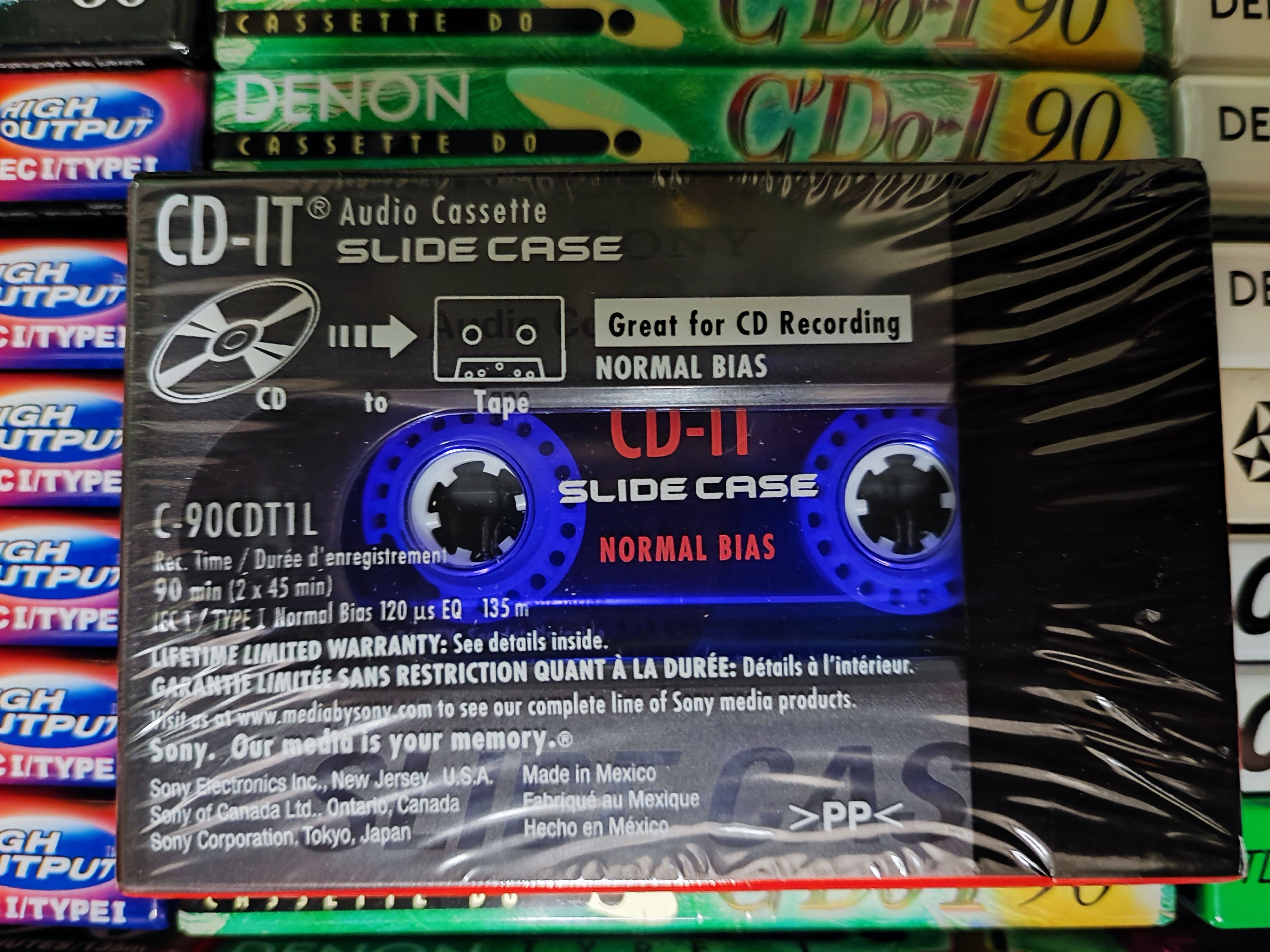 Cassette Sony CD-IT C90