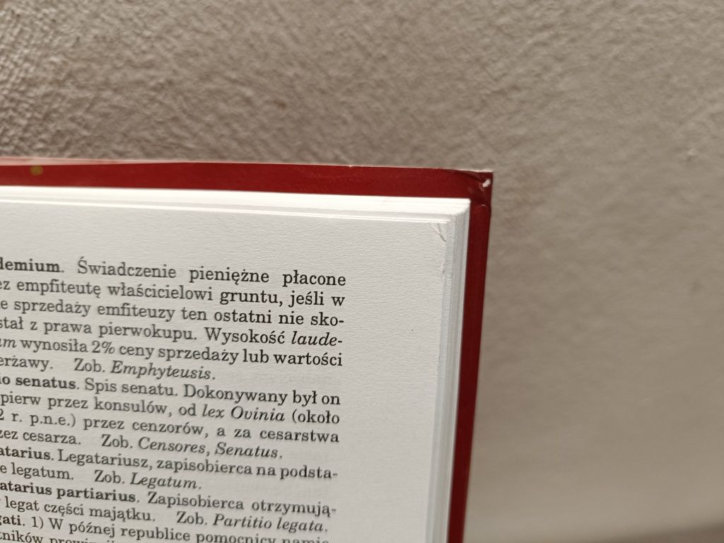 Słownik encyklopedyczny prawa rzymskiego Wiesław Litewski 1998 rok