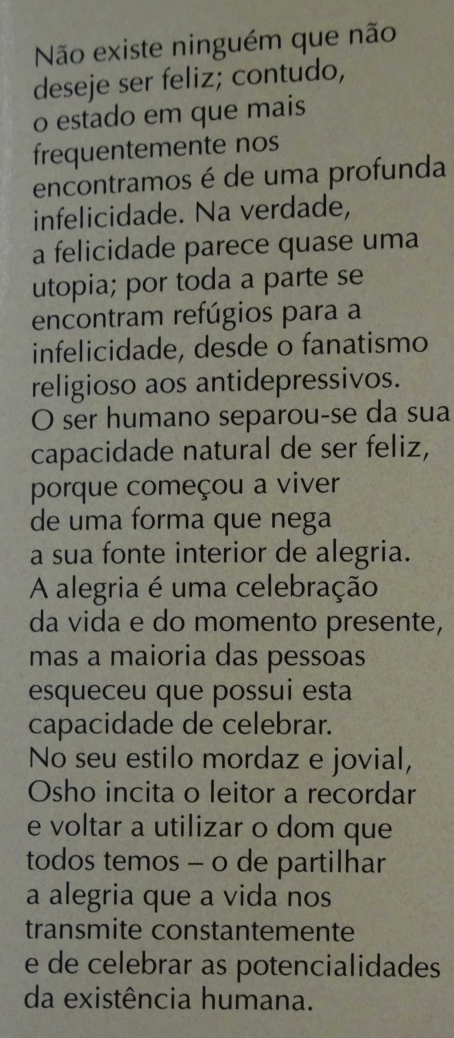 Alegria A Felicidade Interior de Osho
