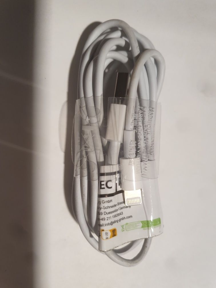 Kabel USB Co2 Lightning 2 m biały szybki