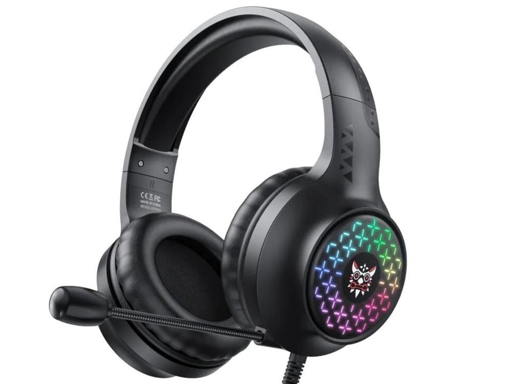 Headset Gaming ONIKUMA X7 Pro com Fio e Luz RGB