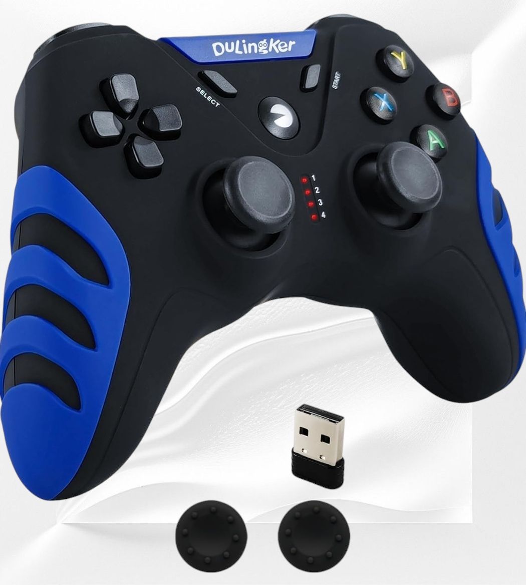 DuLingKer Pad bezprzewodowy Bluetooth do PC PS3 Android Gamepad USB