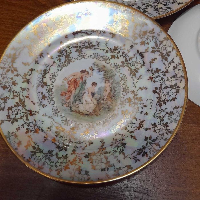 Немецкий фарфоровый сервиз Райхенбах Фортуна Fortuna Мадонна ГДР