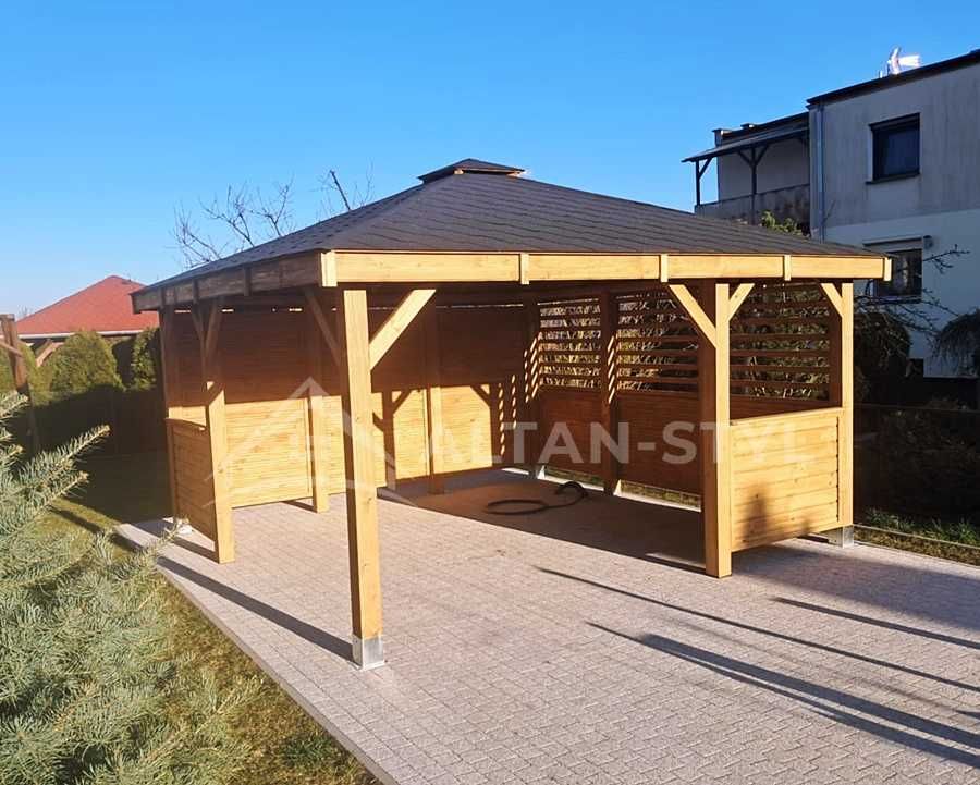 Altany, altanki, wiaty, altana ogrodowa BALBINA 4x4m PRODUCENT