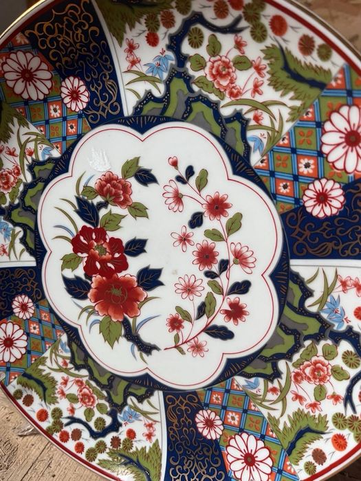 Вінтажні японські колекційні тарілки Gold Old Imari Hand Painted Japan
