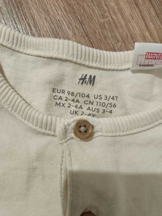 Koszulka z długim rękawem h&M Spiderman 98/104