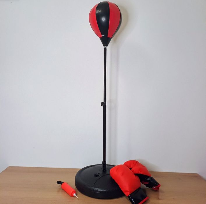 Боксерський набір на стійці до 125 см,боксерська груша,бокс дитячий