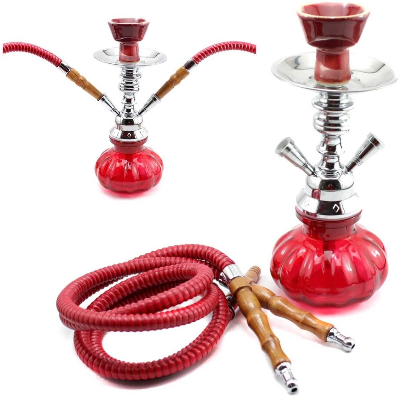 Shisha de 2 mangueras completamente nova e vem com todos os acessórios