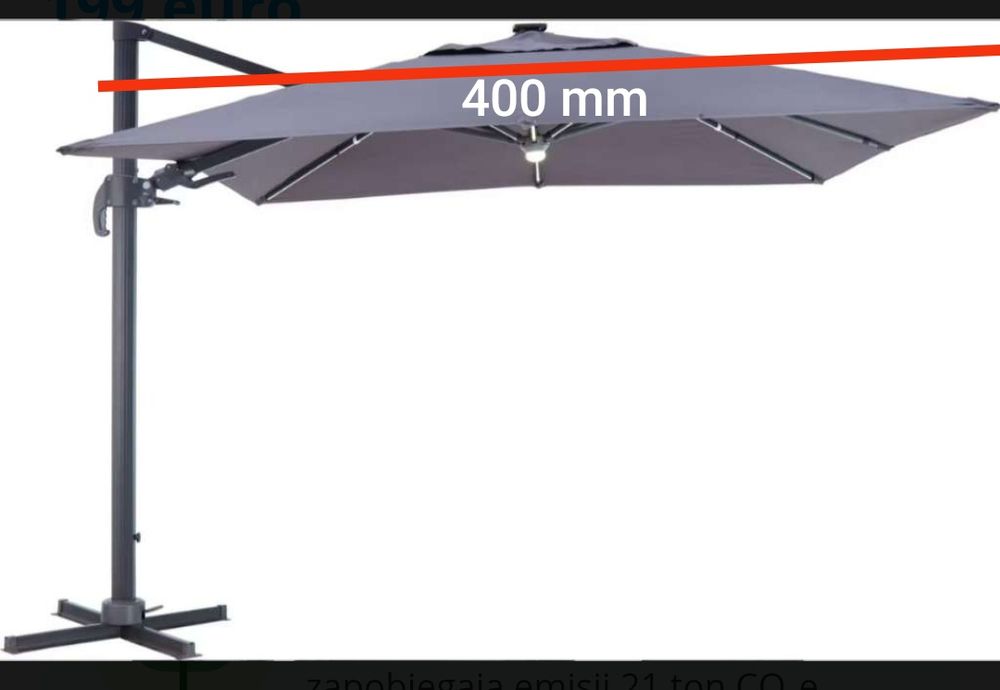Parasol ogrodowy duży