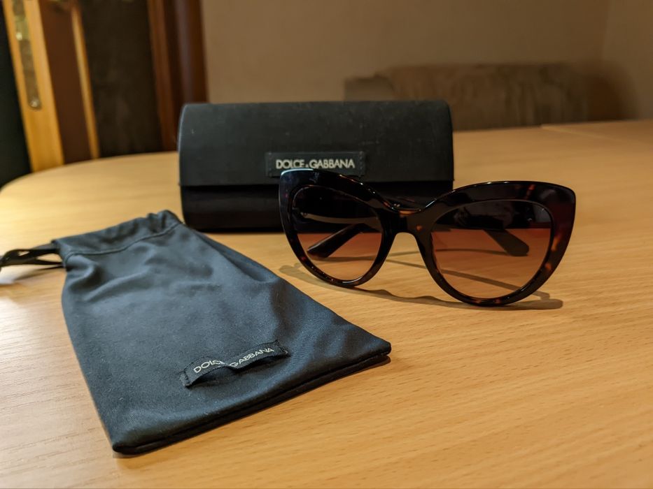 Винтажные очки Dolce & Gabbana, хорошее состояние, полный комплект