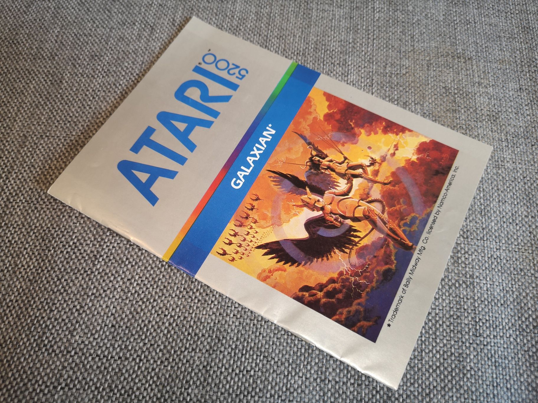 Galaxian ATARI 5200 gra +instrukcja (RETRO 1982) rzadkość na rynku