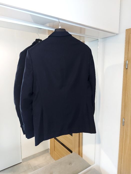 Marynarka męska młodzieżowa roz 50 roz S M granatowa Zara Man