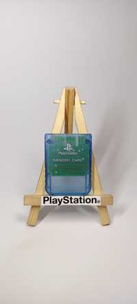 Oryginalna Karta Pamięci do konsoli Playstation 1 Psx Island Blue ps1