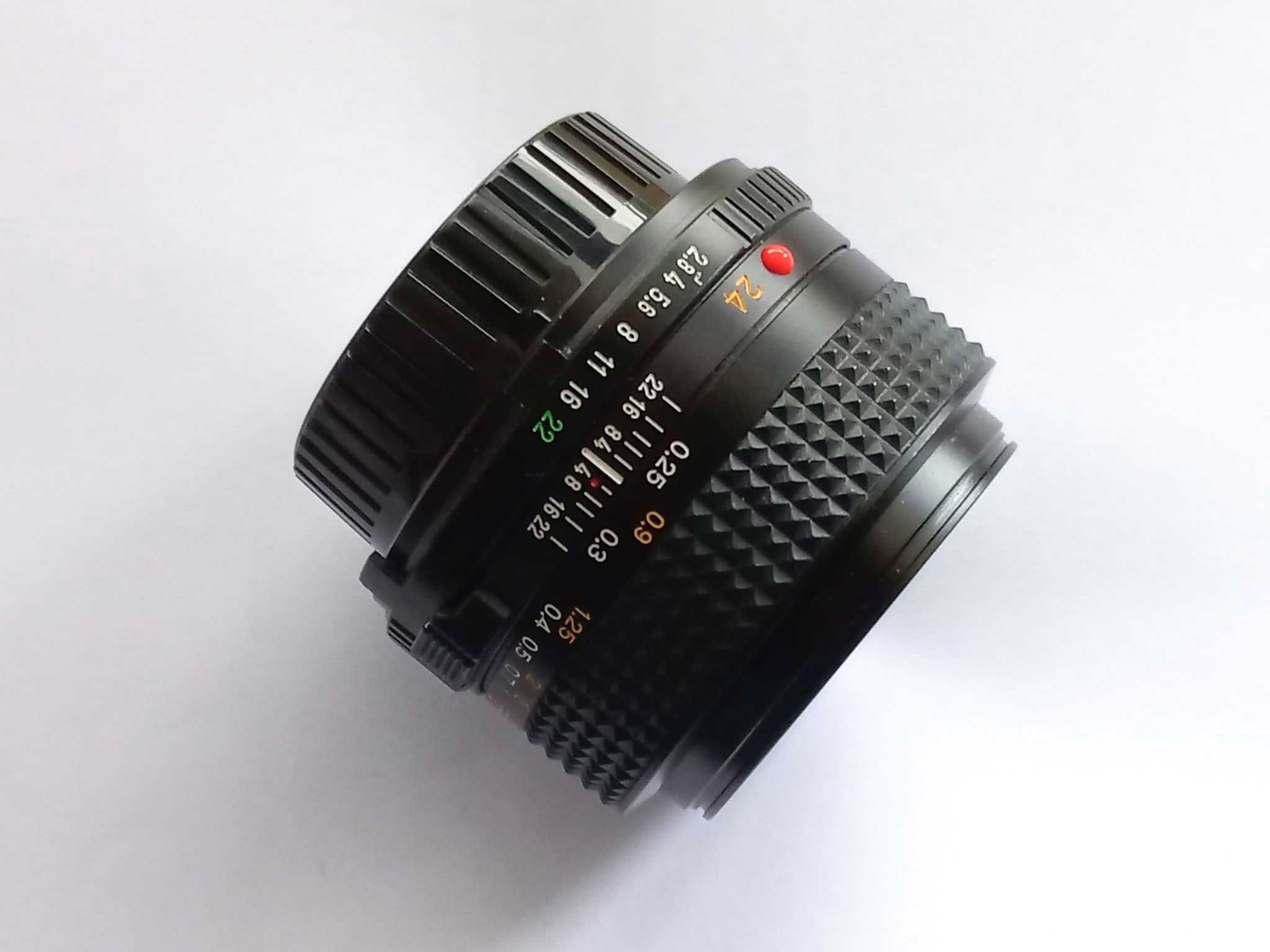 Minolta MD III 24mm f2.8 como nova!