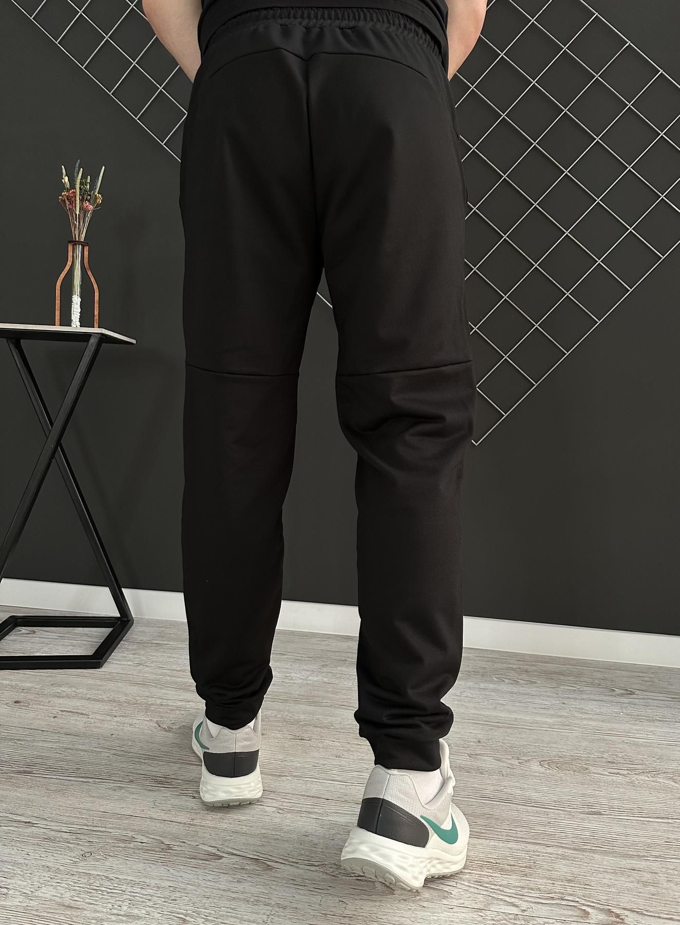Спортивний костюм Nike чорна кофта на змійці + штани