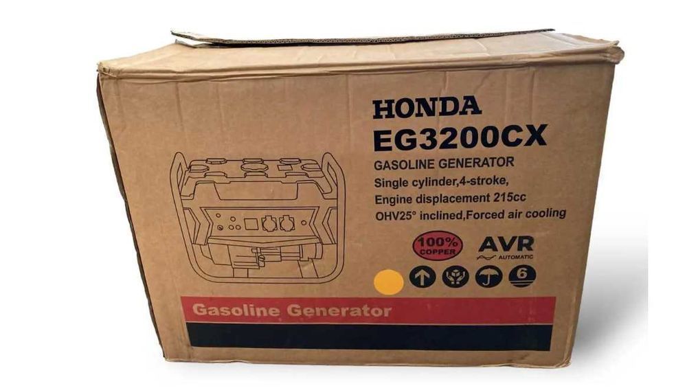 Генератор бензиновый HONDA EG3200CX (3.2 КВТ) ручной стартер 4-тактный