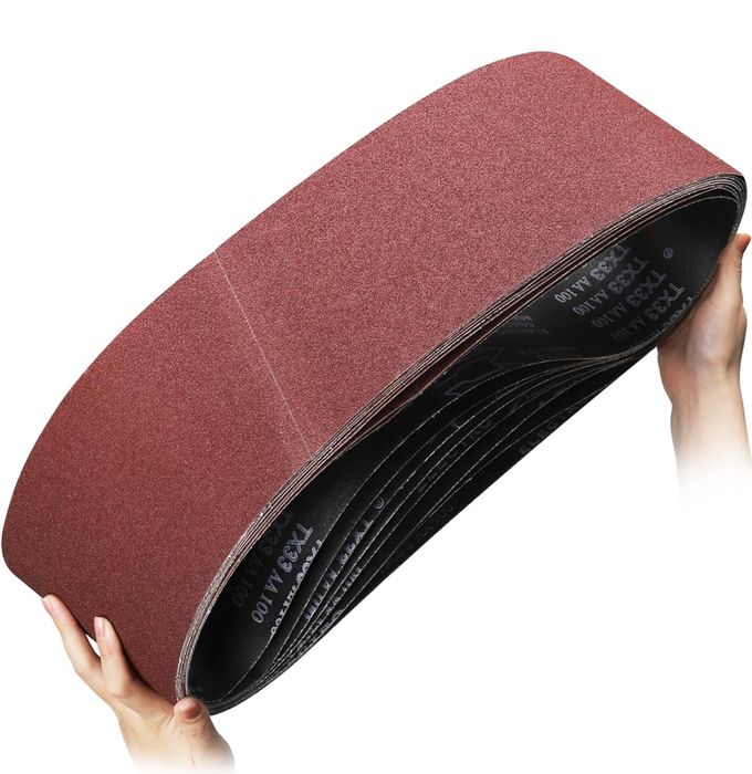 Stebruam Pas bezkońcowy/ papier ścierny gradacja 80, 8 sztuk