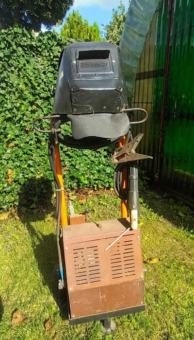 Spawarka elektryczna na wózku + maska