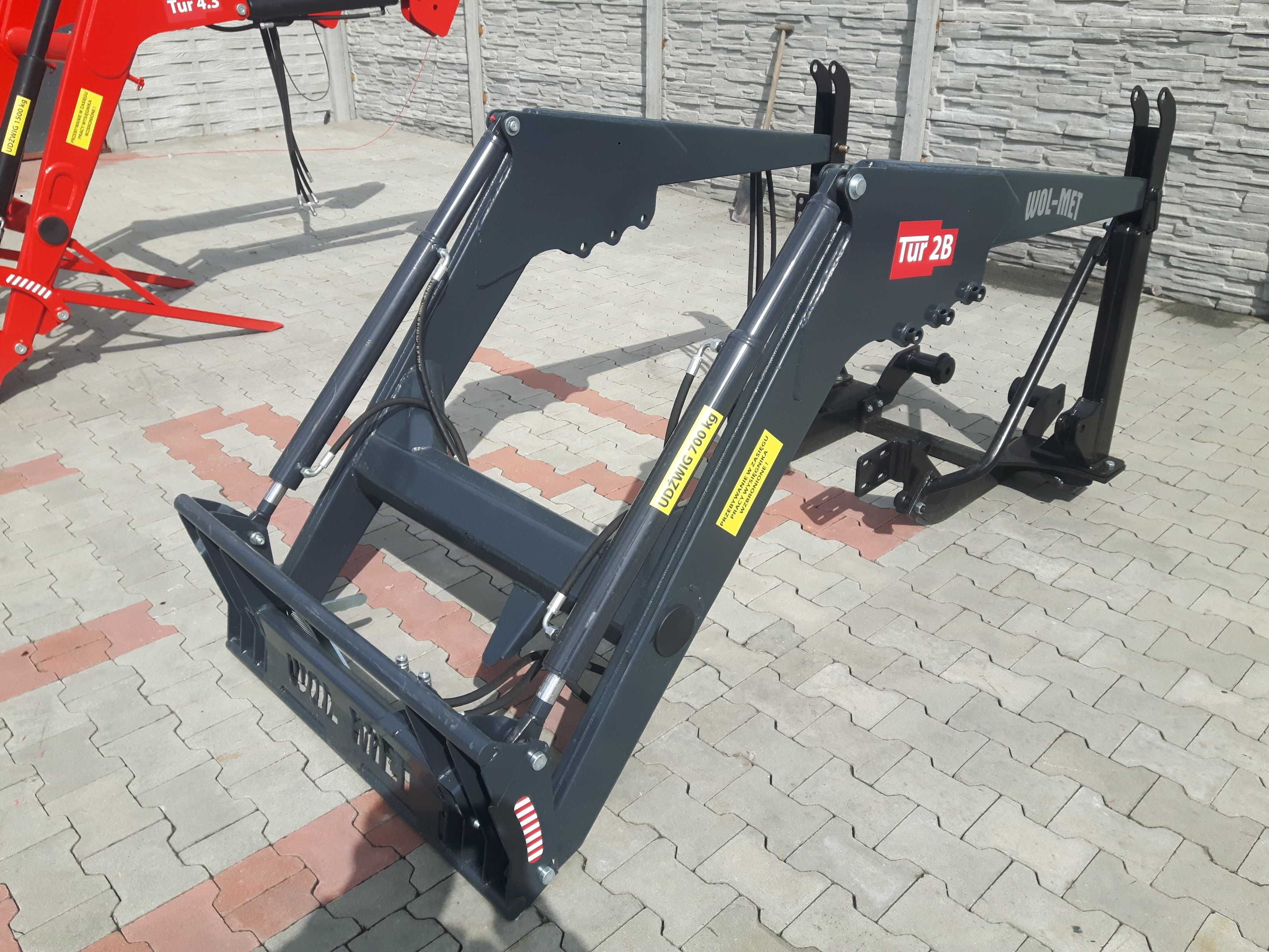 Ładowacz czołowy Euroramka 900kg udźwigu ursus zetor mtz transport