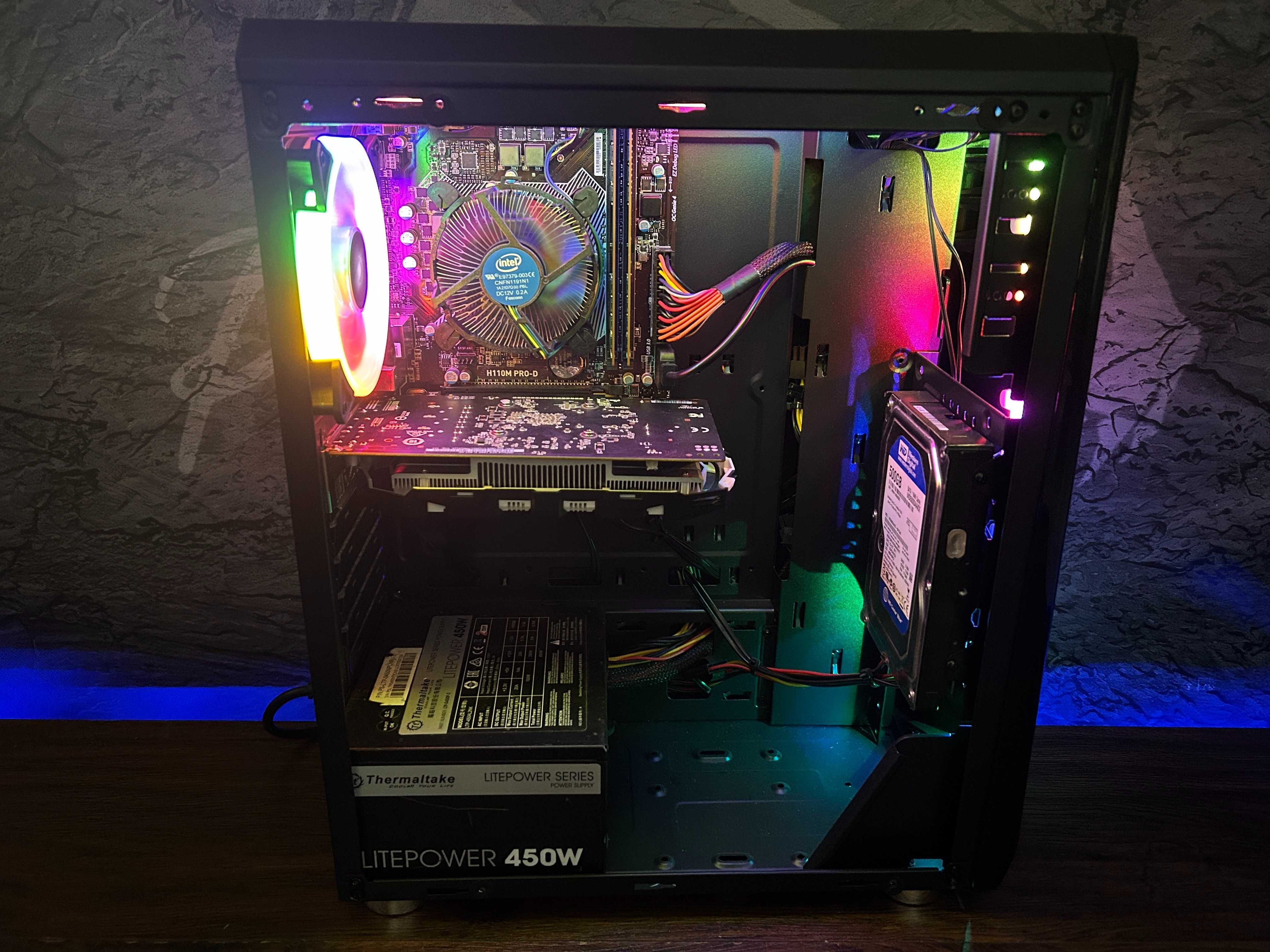 Бесплатная доставка! ПК i5-6500/8GB DDR4/GTX 1050Ti 4GB/SSD120/HDD500