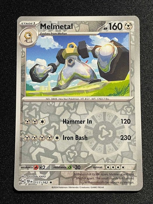 Carta Pokémon Melmetal 117/162 Temporal Forces