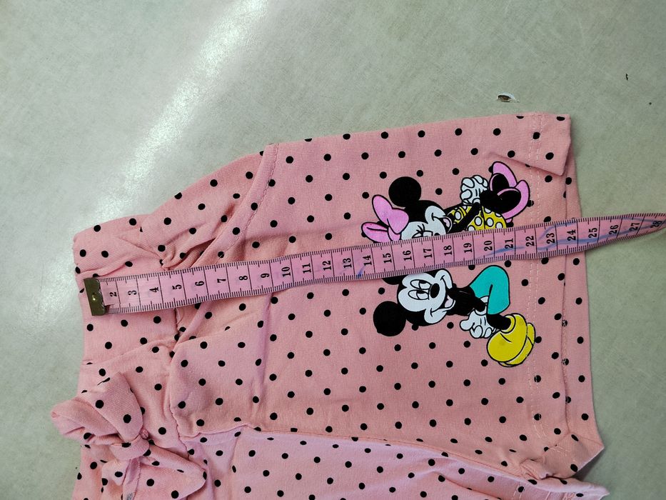 104 komplet bluzka naramki lato Myszka Miki Minnie