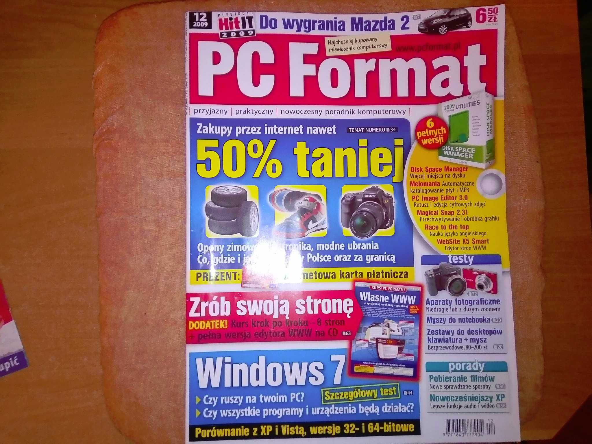 PC Format 12 2009 grudzień (112) Gazeta + płyta CD Czasopismo